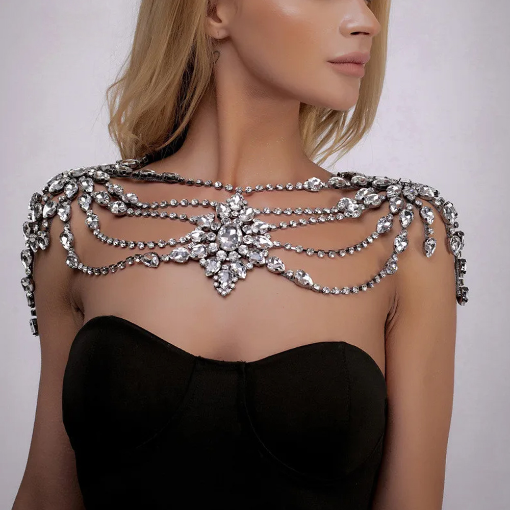 Boho Kristal Bruids Schouderke - Body Jewelry Retainers recensie en prijs