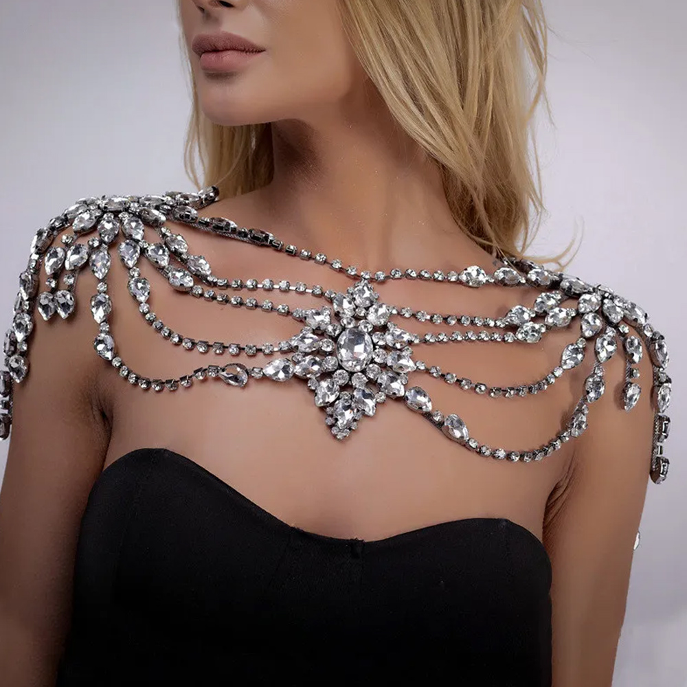 Boho Kristal Bruids Schouderke - Body Jewelry Retainers recensie en prijs