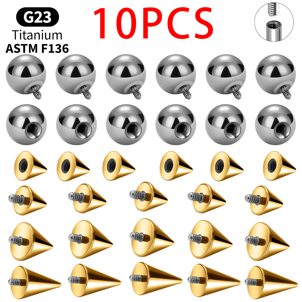 Titanium Ball Cone Vervanging  - Body Jewelry Replacement Ball recensie en prijs